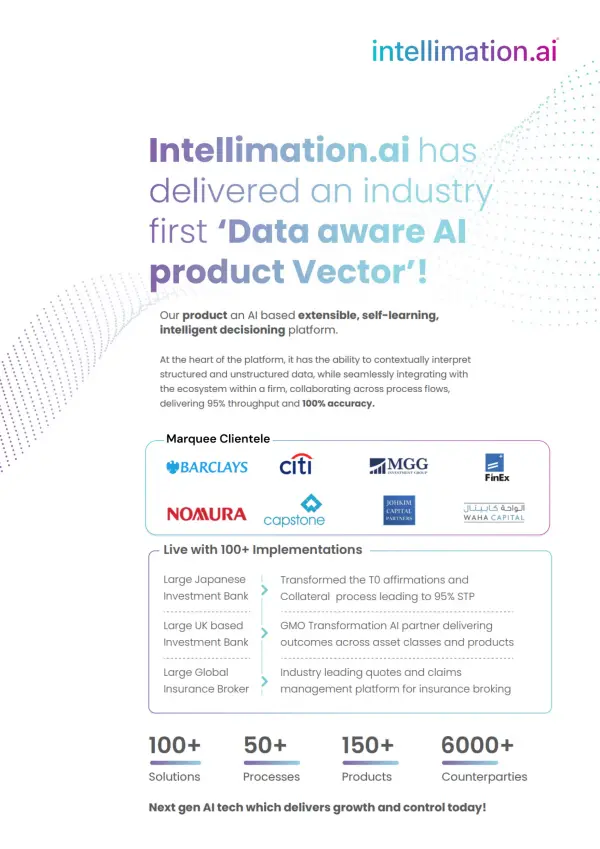 intellimation.ai Data-Aware AI overview brochure, live on intellimation.ai